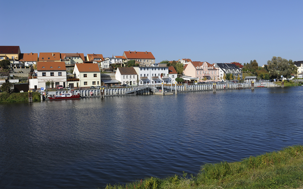 Anlegestelle Bollwerk - am Fuße der Fürstenberger Altstadt, Foto: Christin Drühl